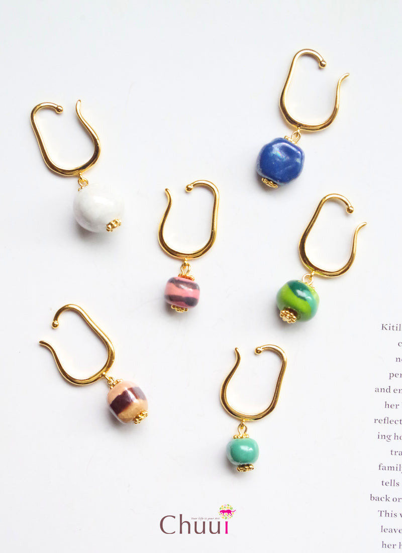 イヤーカフ（マットホワイト)