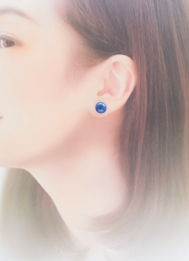 プチピアス（パール・ブルー) – Chuui（チューイ）