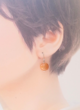 ミニ・キャンディピアス（ピンクベージュ)