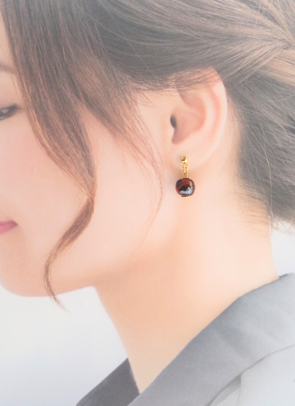 ミニ・カンガピアス（キリン柄・キャメルMIX)