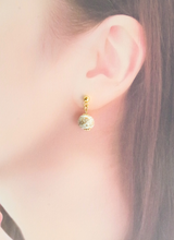 ミニ・カンガピアス（スプラッシュ模様・クリームMIX)