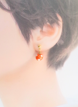 ミニ・カンガピアス（ドット柄・ロッソオレンジMIX)