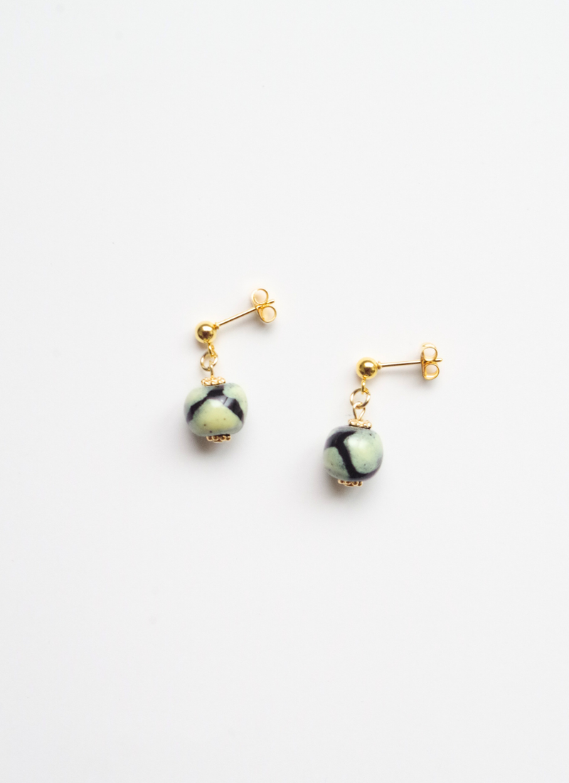 ミニ・カンガピアス（キリン柄・マットレモンMIX)