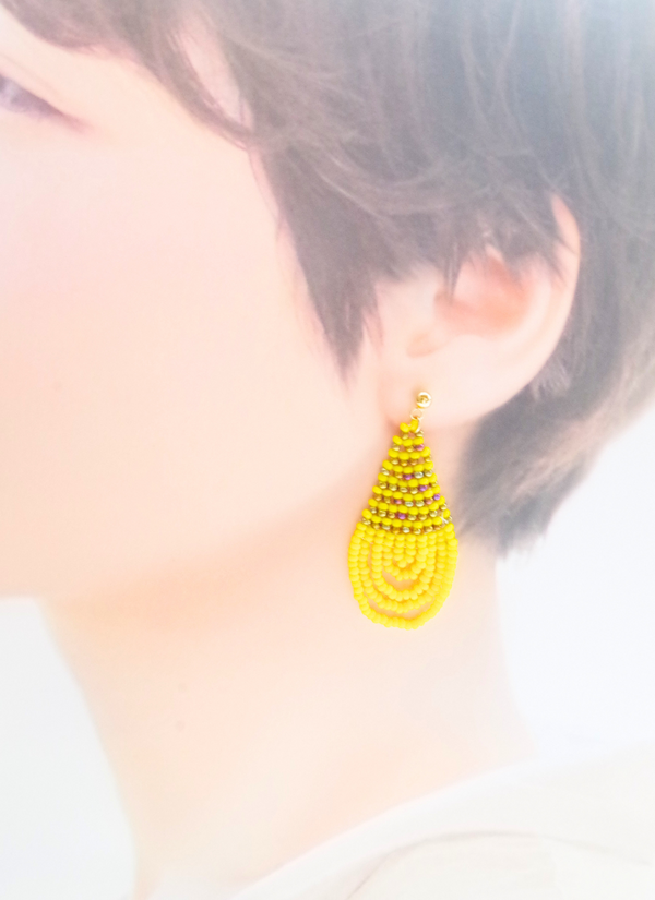 クジャクピアス（レモン)
