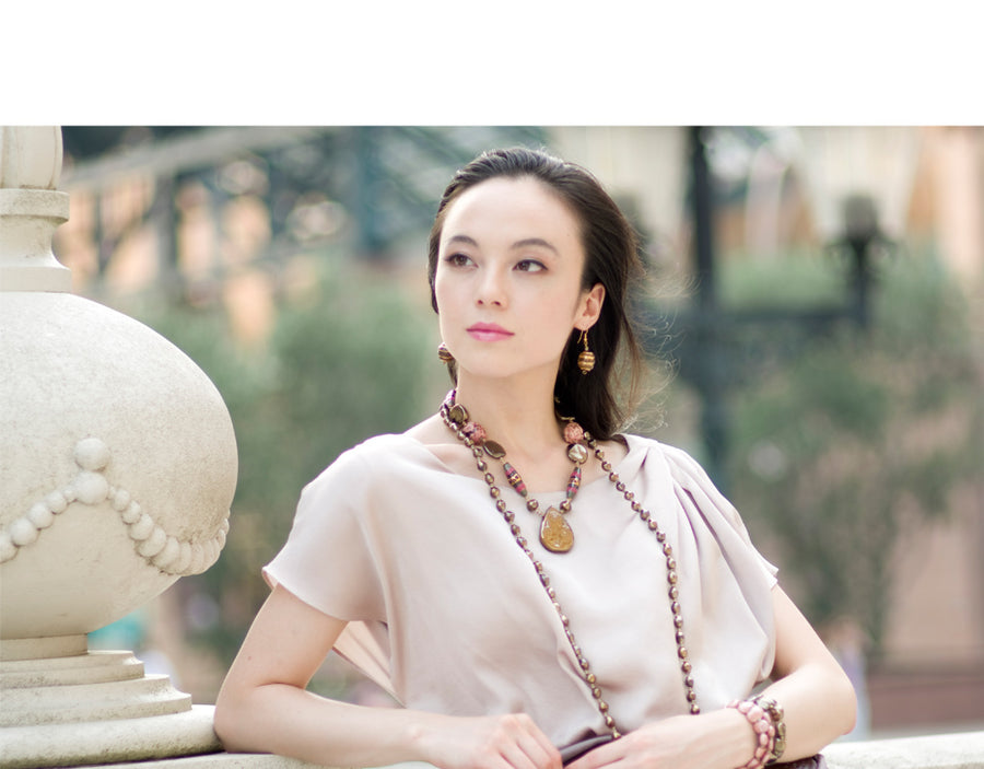 アンティークゴールドロングネックレス – Chuui（チューイ）