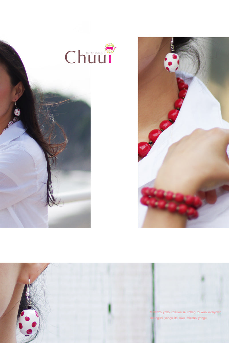 Chuui CHARLESTONピアス(ドット柄) – Chuui(チューイ)
